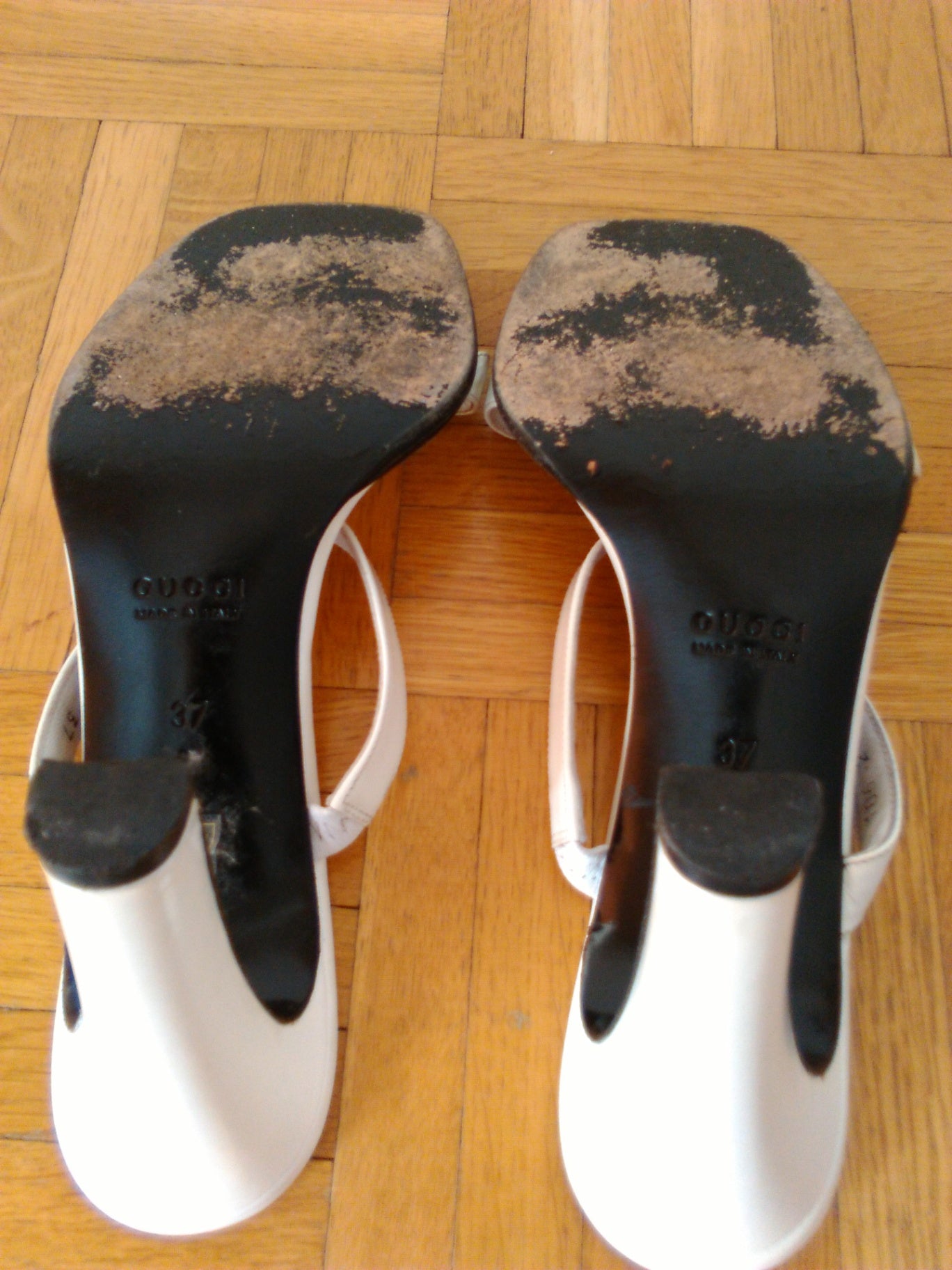 Gucci Heeled Shoes 37 White