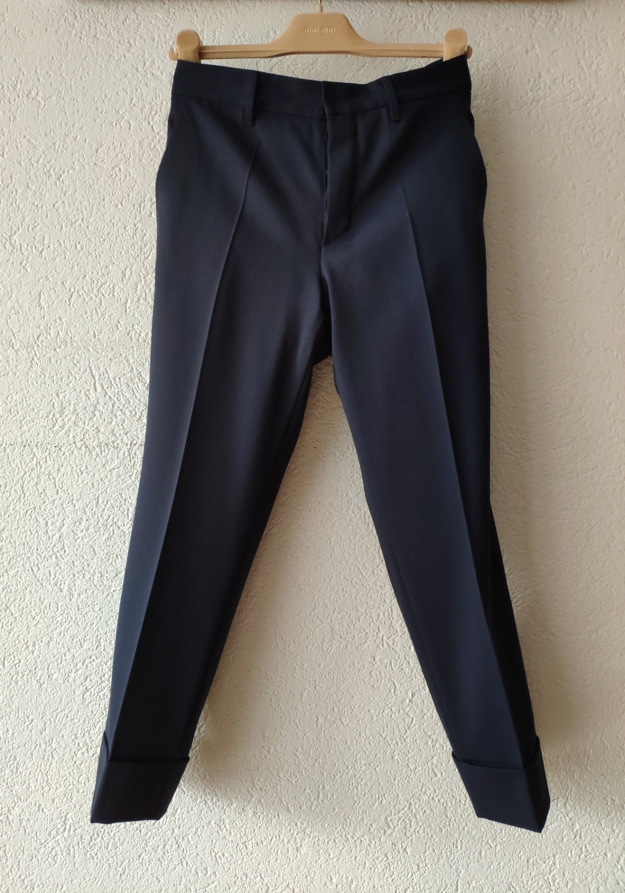 Miu Miu Trousers 40 Blue