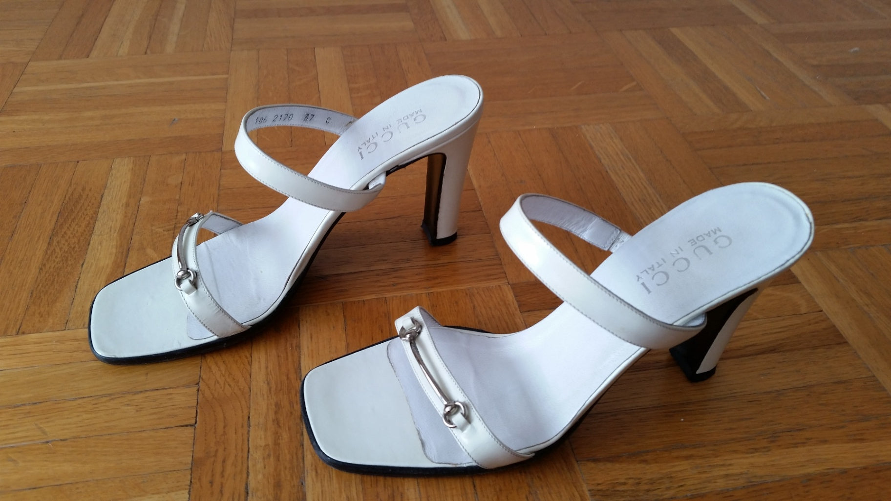 Gucci Heeled Shoes 37 White