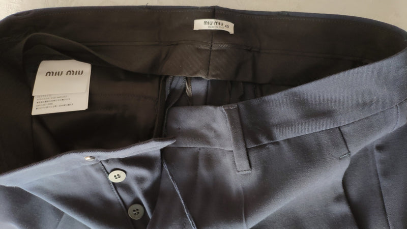 Miu Miu Trousers 40 Blue