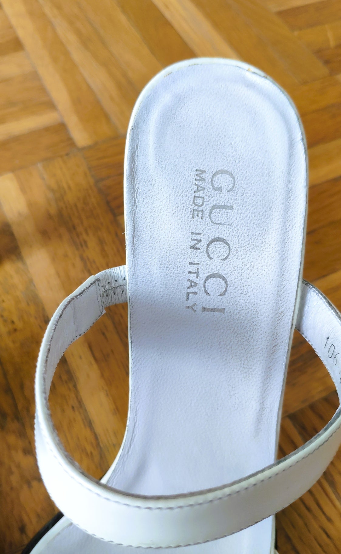 Gucci Heeled Shoes 37 White