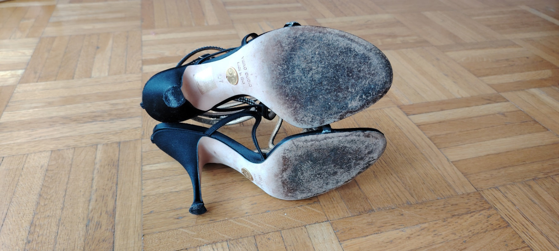 Dolce & Gabbana Jewelled Satin Sandals