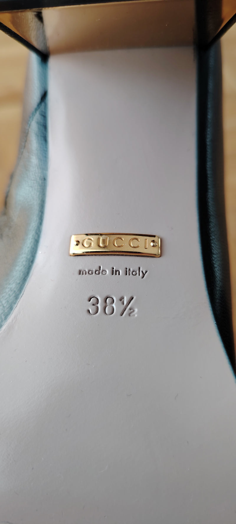 Gucci Shoes 38.5 Black