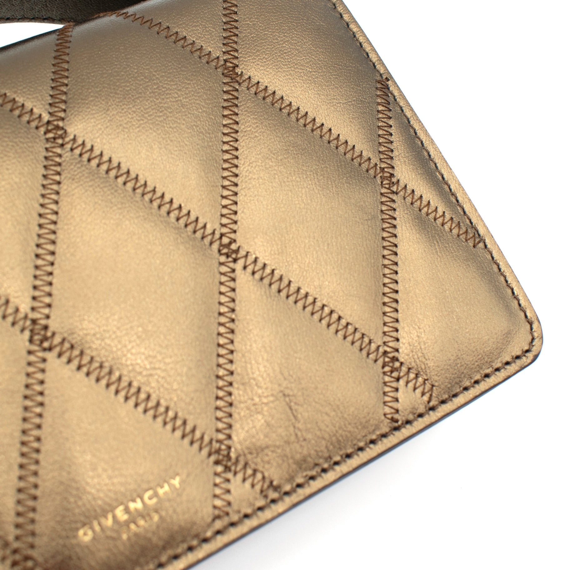 Givenchy Metallic Bronze Mini Crossbody Bag