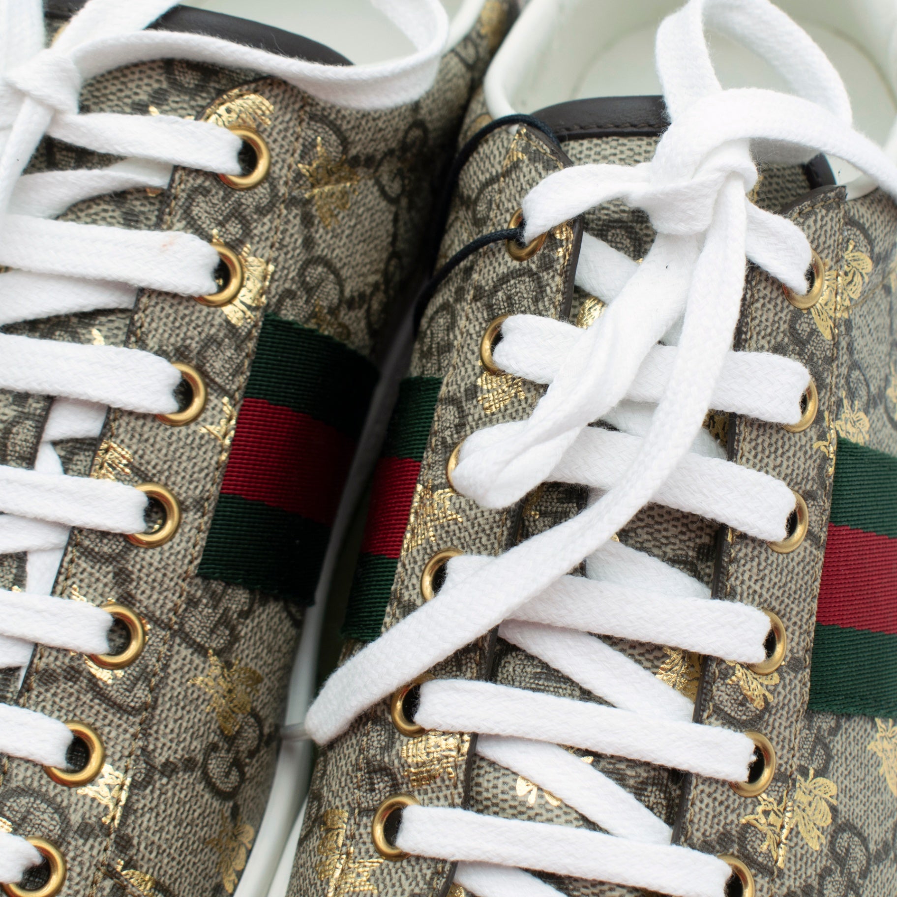 Gucci Ace GG Supreme Bees Trainers