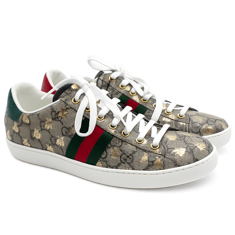 Gucci Ace GG Supreme Bees Trainers