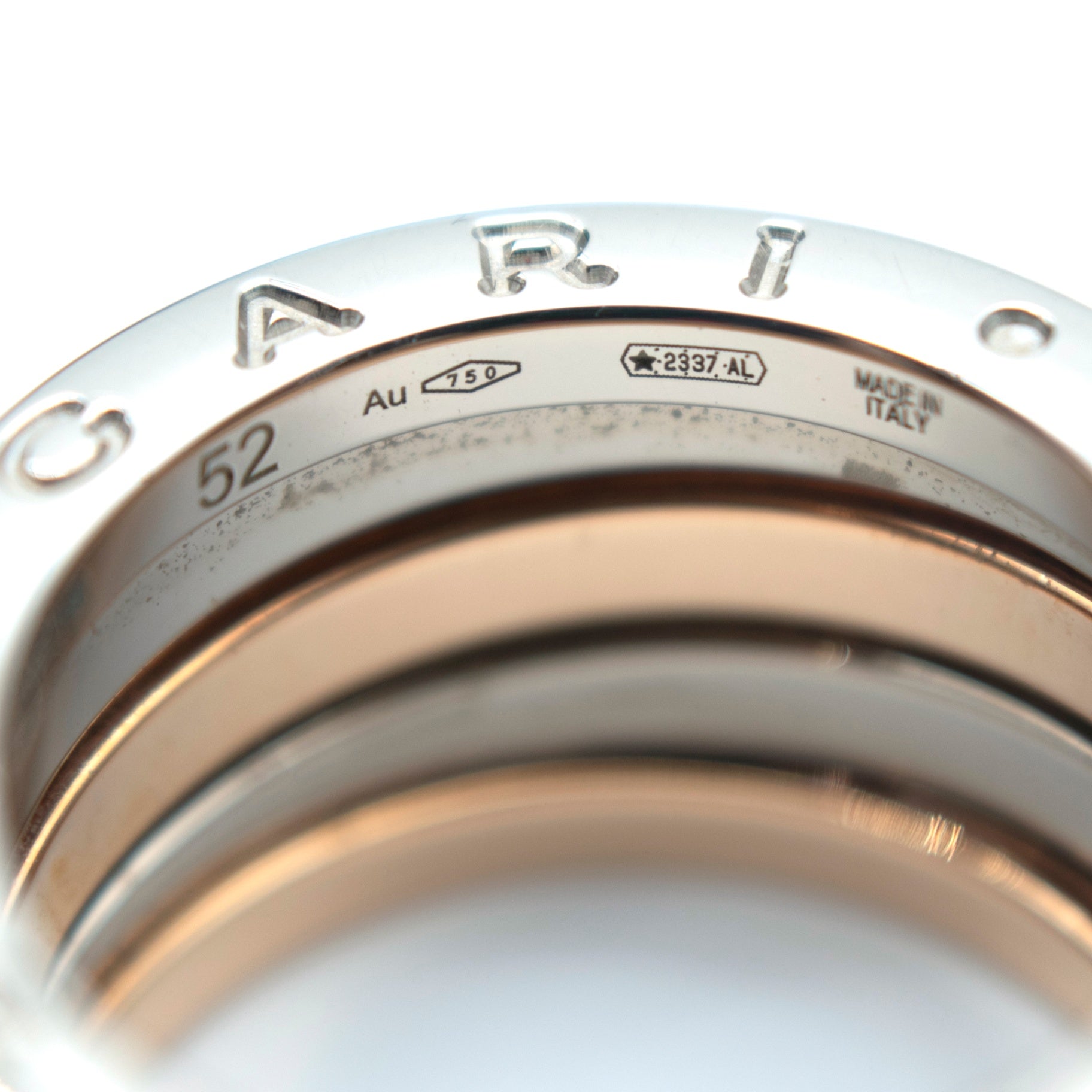 Bvlgari B.Zero1 Labyrinth Ring 52