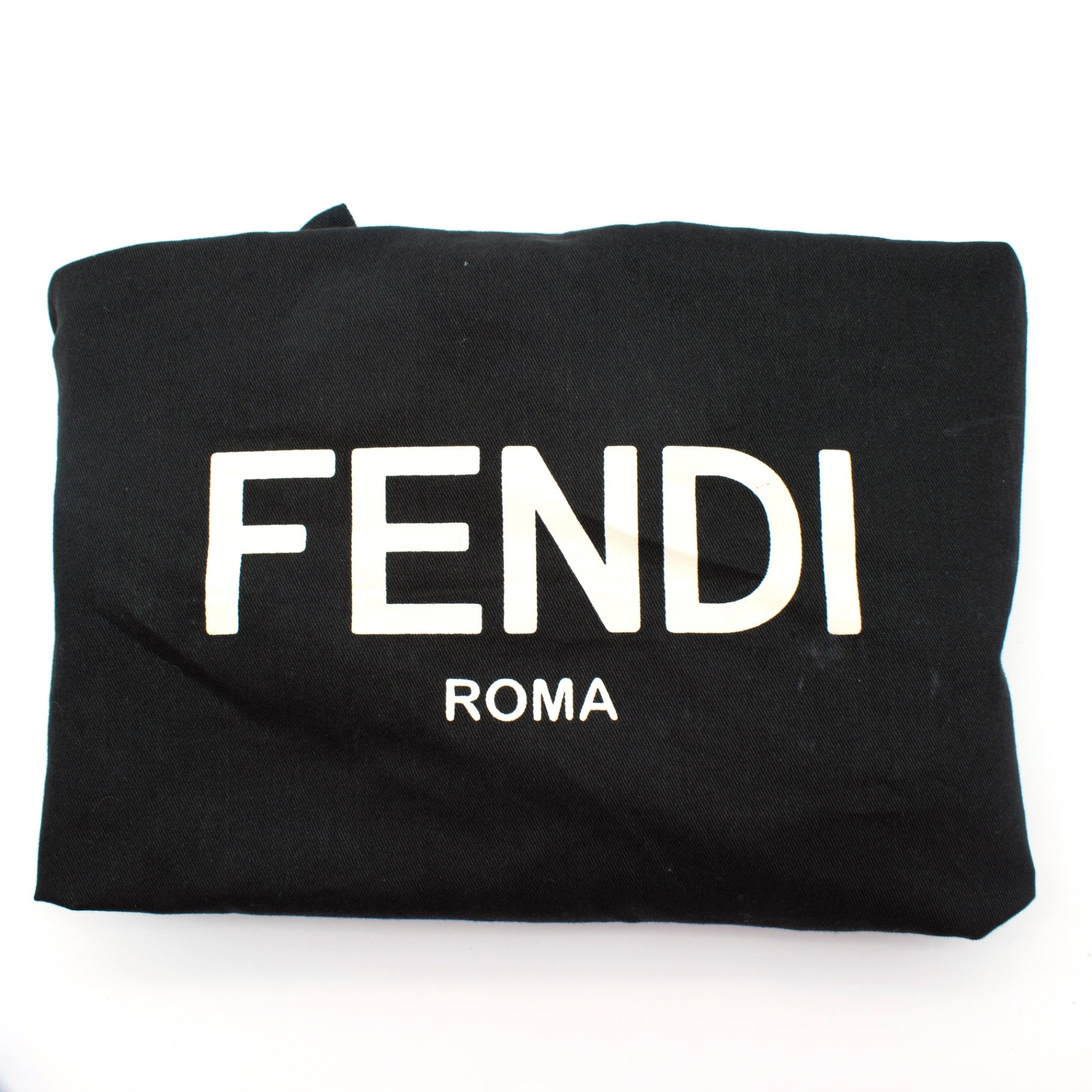 Fendi Vitello Liberty Lucido Metal Monster Eyes Medium Roll Tote