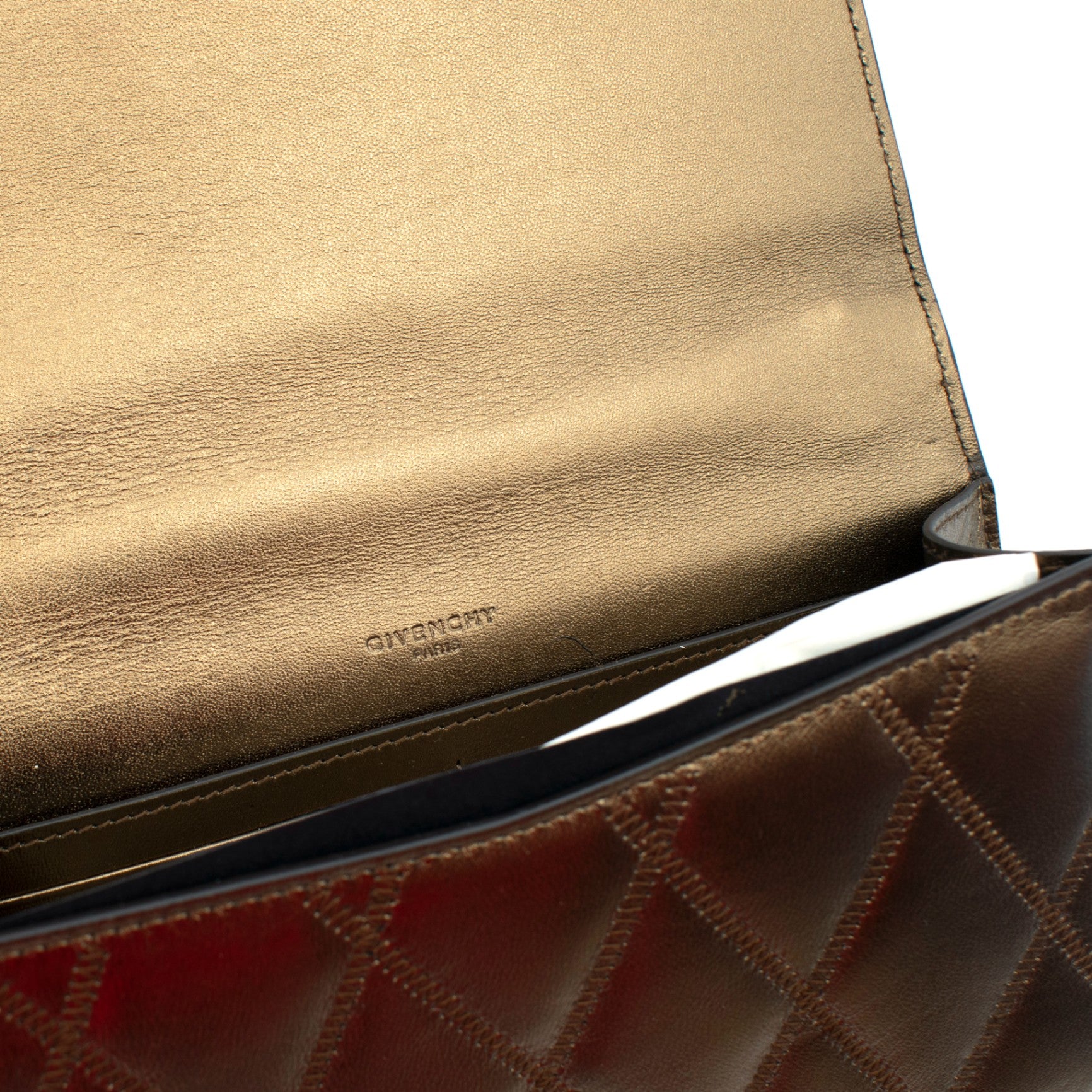 Givenchy Metallic Bronze Mini Crossbody Bag