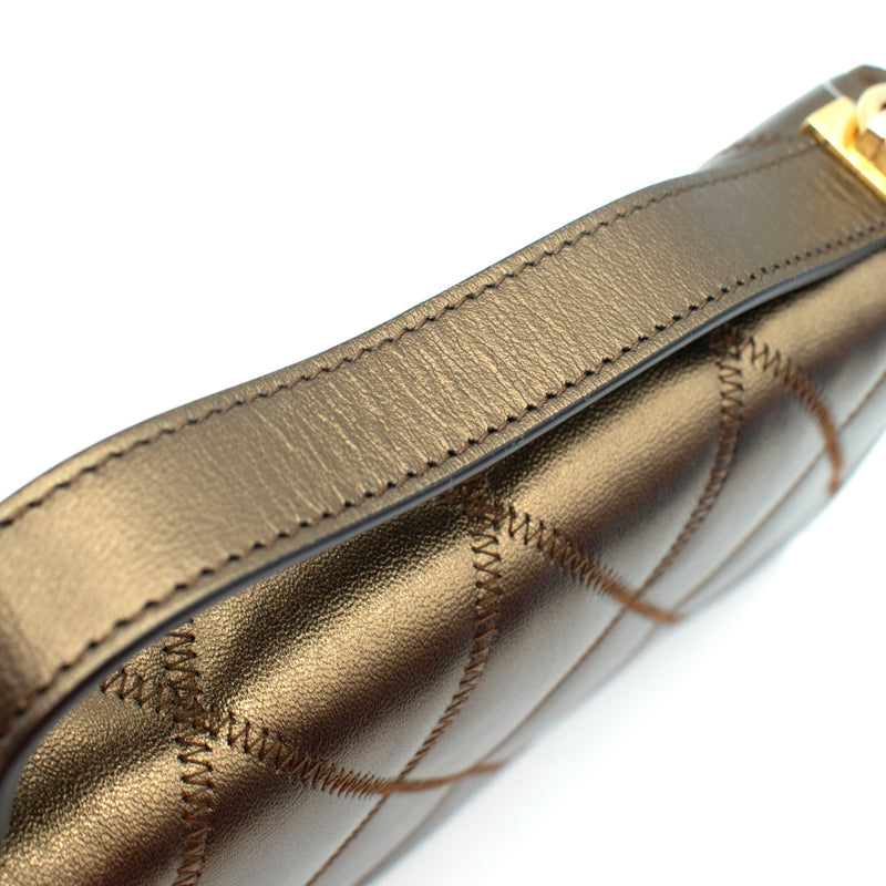 Givenchy Metallic Bronze Mini Crossbody Bag