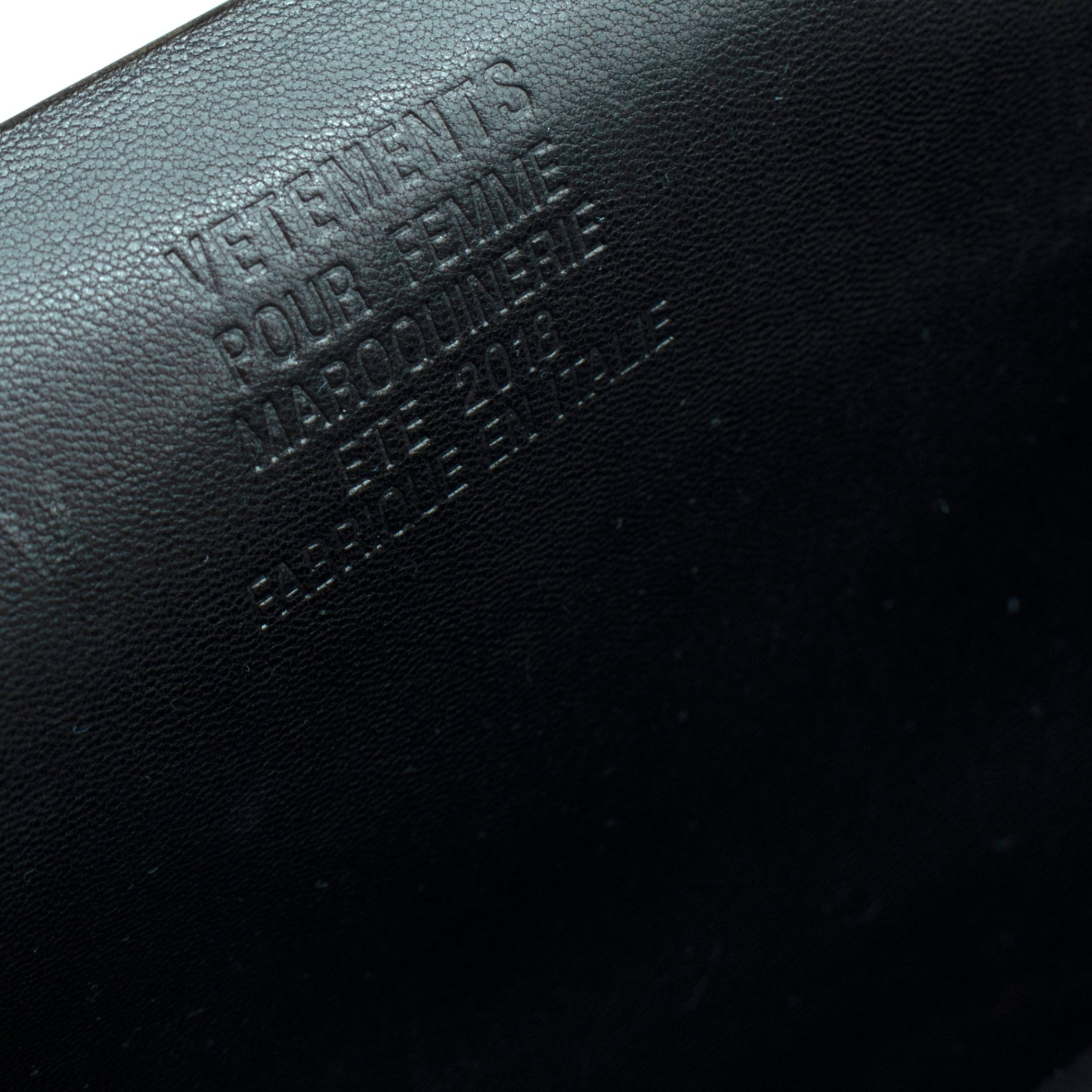 VETEMENTS Shoulder Bags one size Black