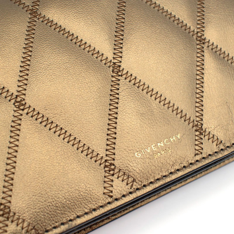 Givenchy Metallic Bronze Mini Crossbody Bag