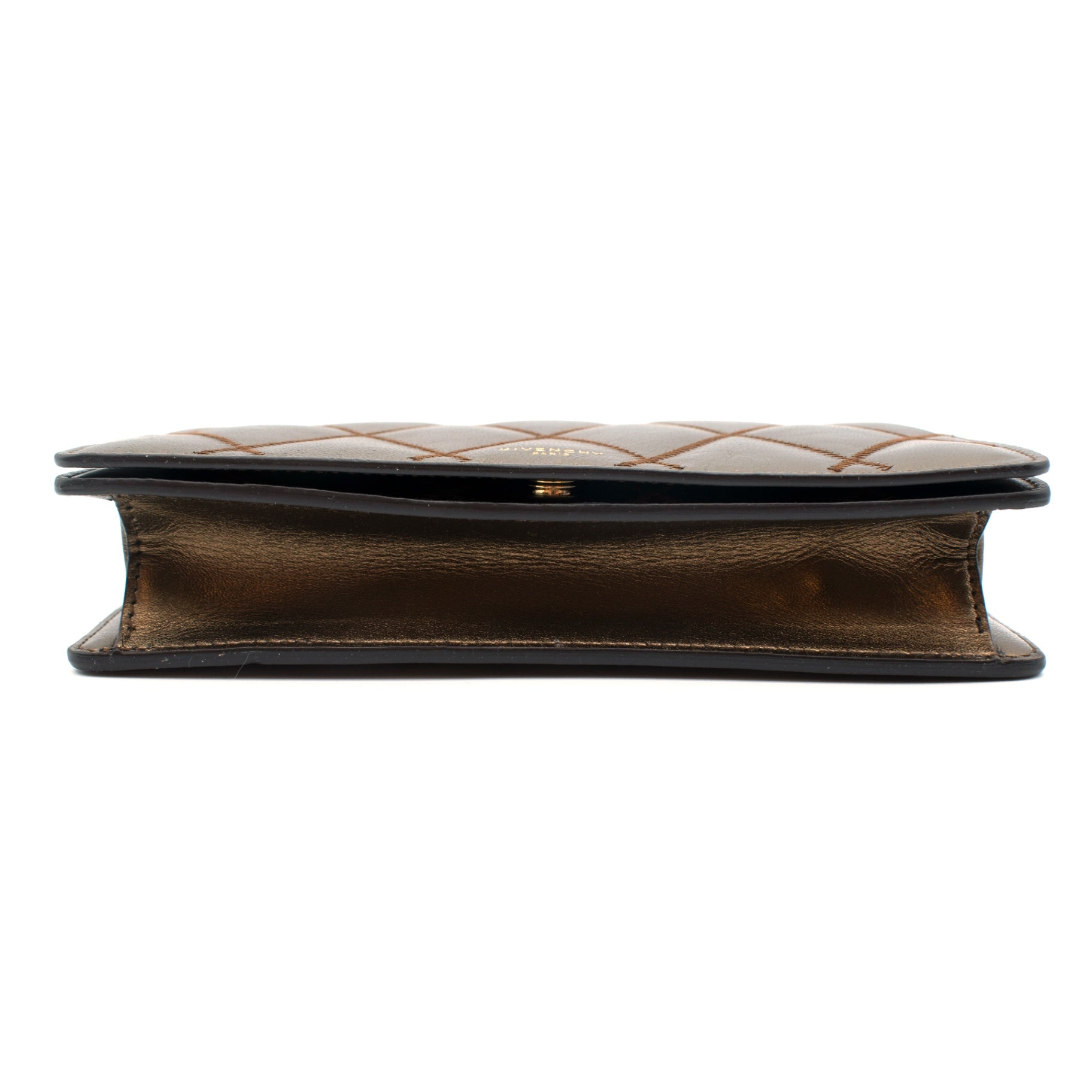 Givenchy Metallic Bronze Mini Crossbody Bag