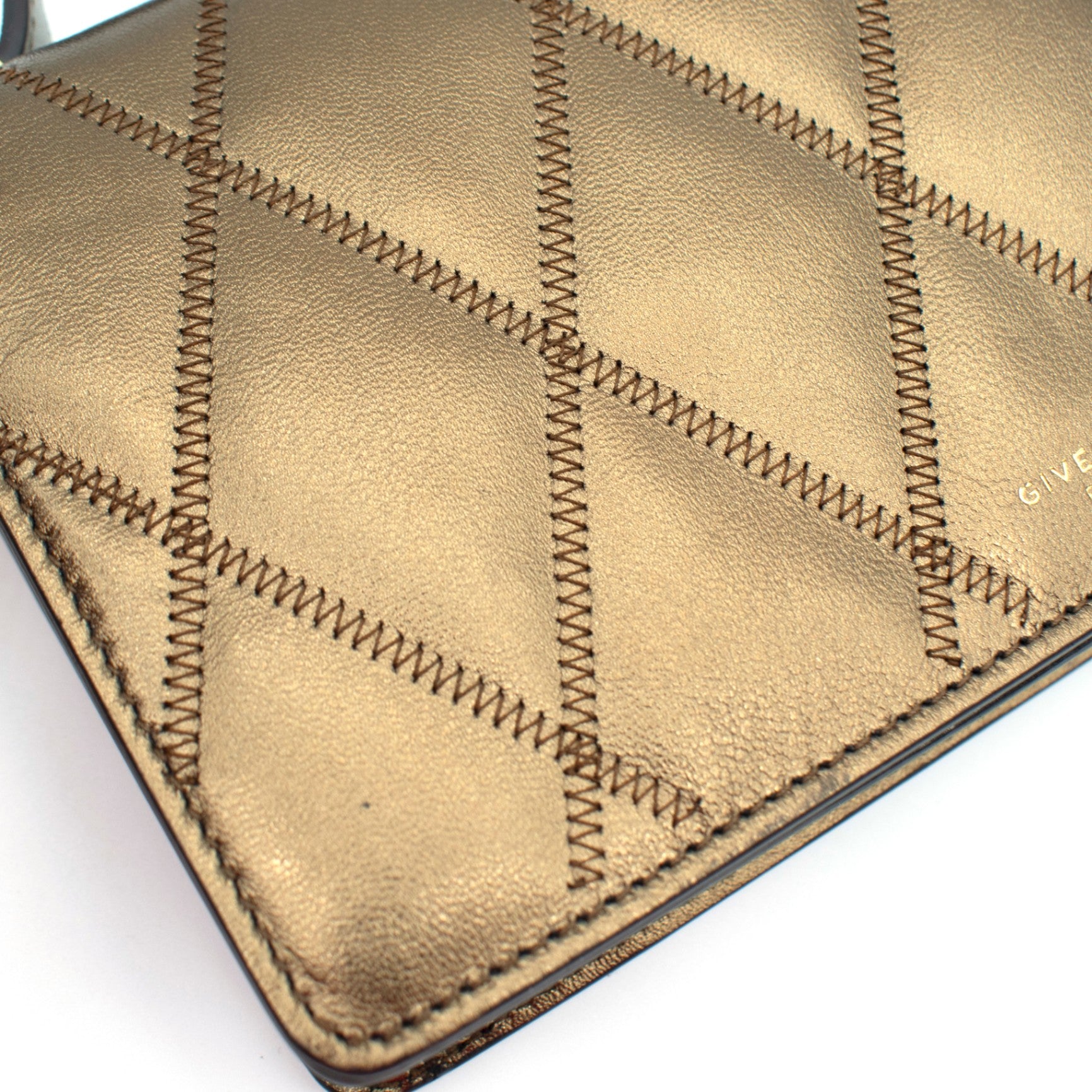 Givenchy Metallic Bronze Mini Crossbody Bag