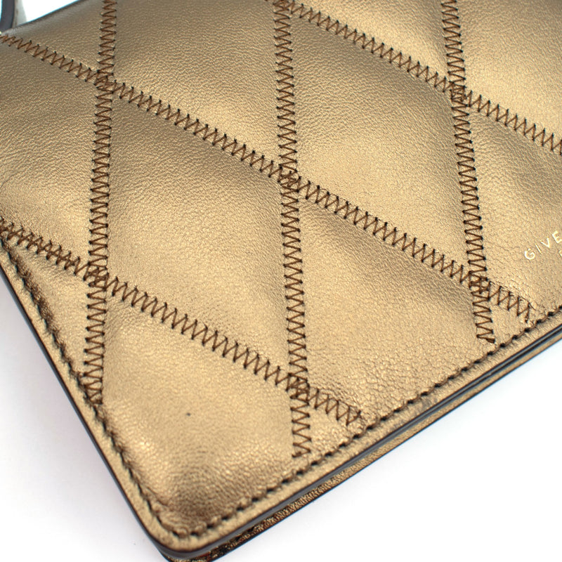 Givenchy Metallic Bronze Mini Crossbody Bag