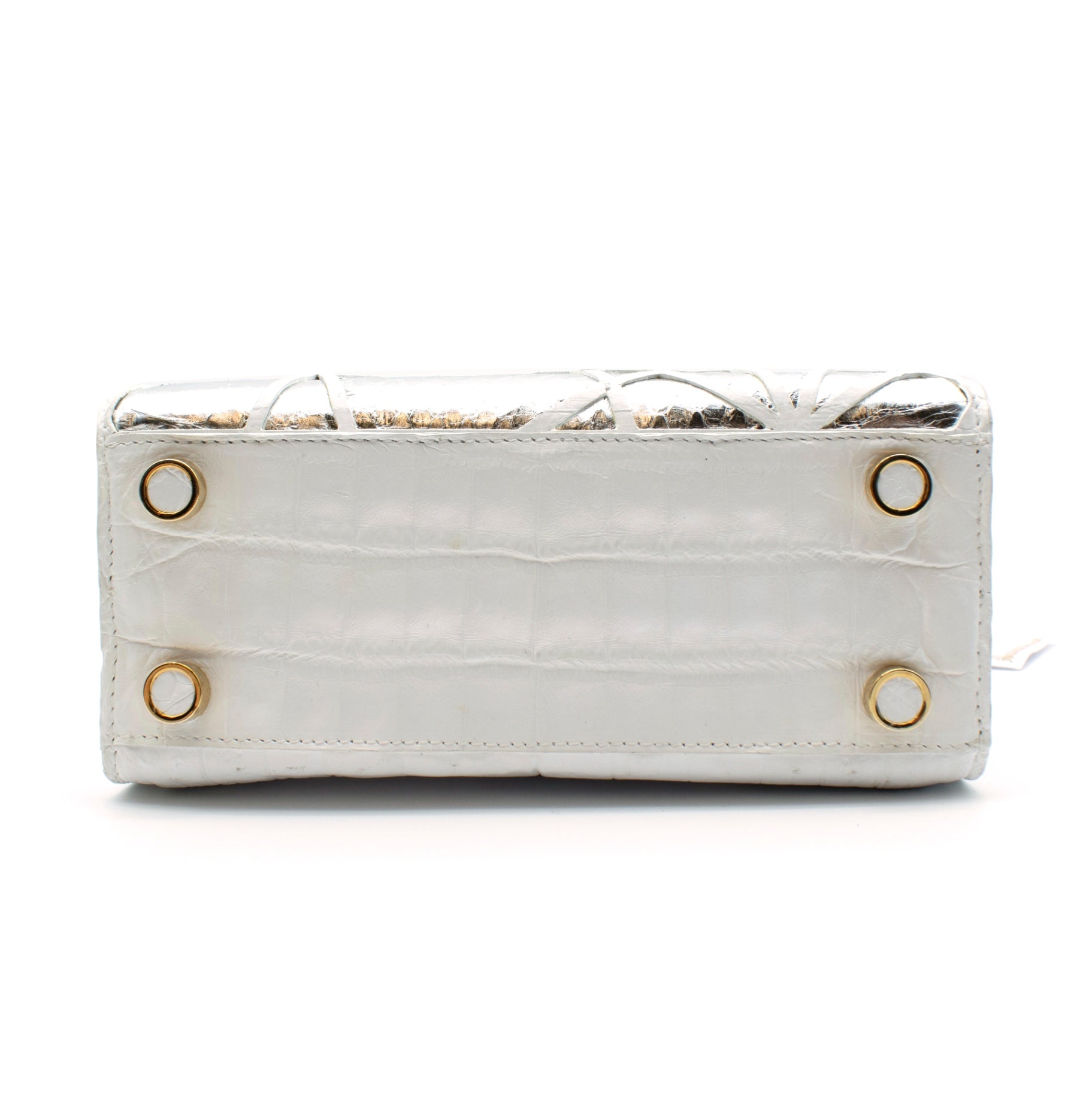 Nancy Gonzalez Lily Elaphe Top Handle Bag