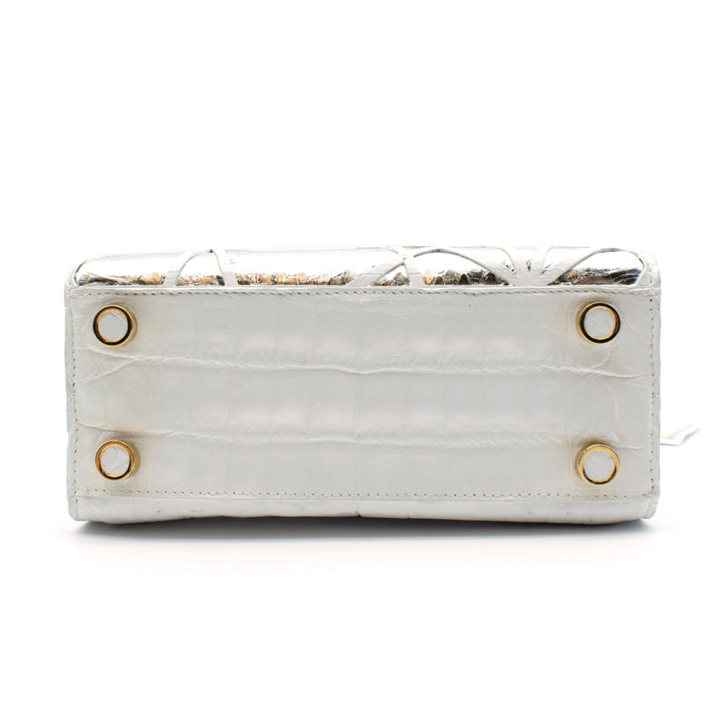 Nancy Gonzalez Lily Elaphe Top Handle Bag