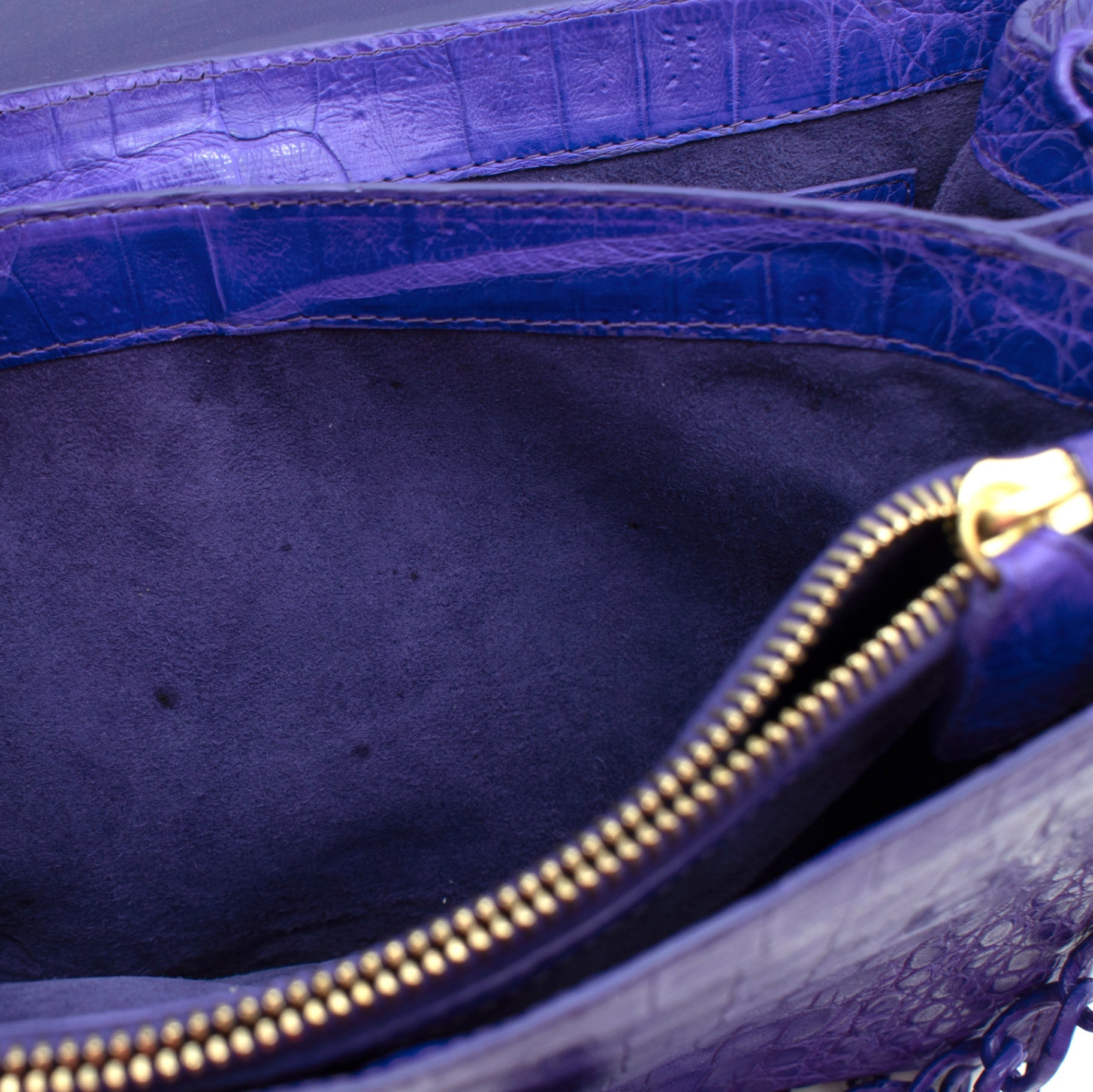 Nancy Gonzalez Butterfly Crocodile Flap Bag