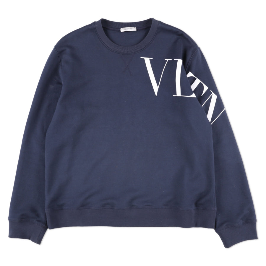 Valentino Garavani Navy VLTN Logo Jumper