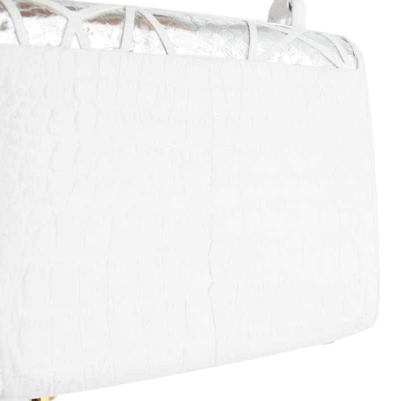 Nancy Gonzalez Lily Elaphe Top Handle Bag