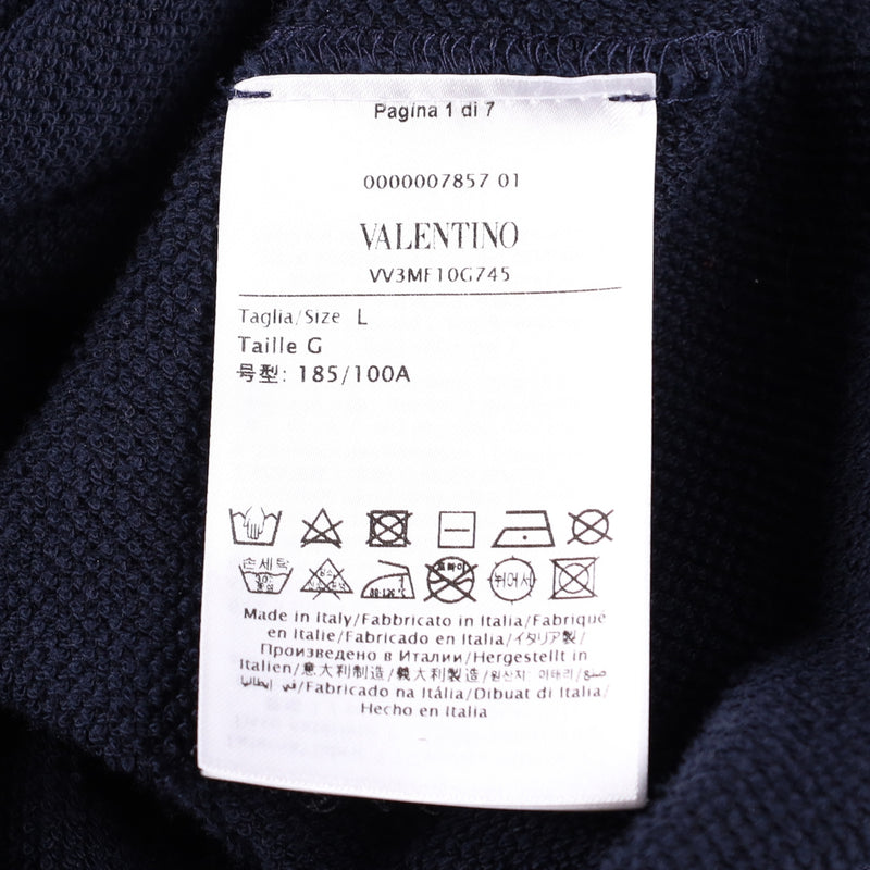 Valentino Garavani Navy VLTN Logo Jumper