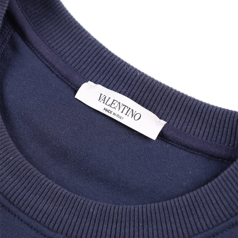 Valentino Garavani Navy VLTN Logo Jumper