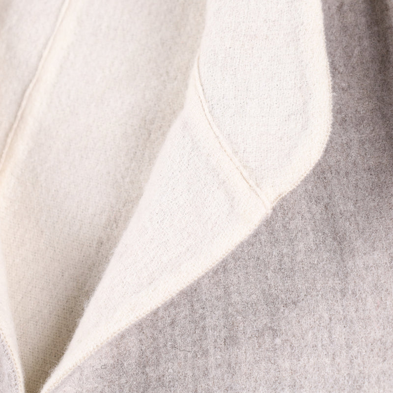 Eileen Fisher High Collar Cozy Bouclé Wool Knit Coat