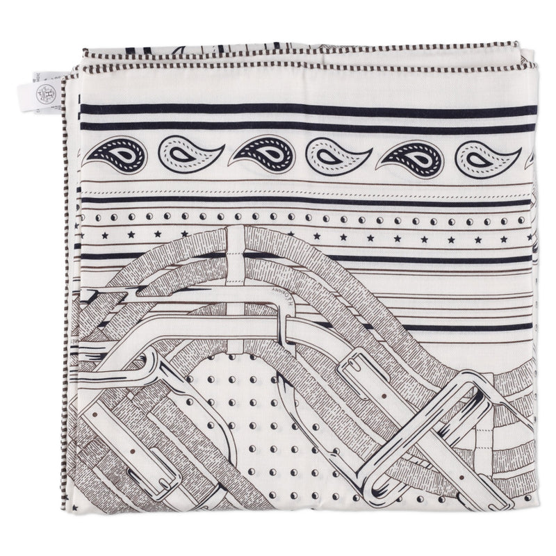 Hermes Mors a Jouets Bandana Shawl 140