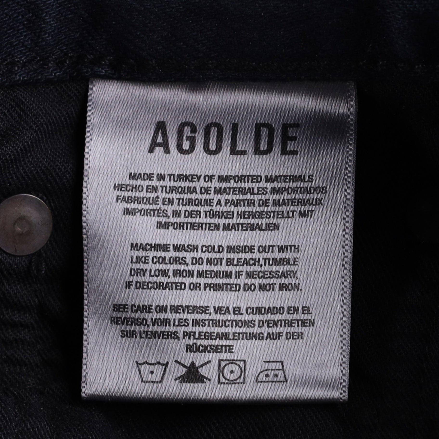 Agolde Ren High Rise Wide Leg Jeans