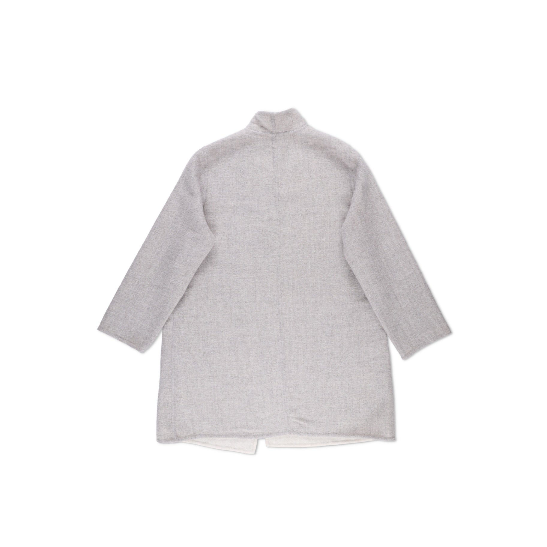 Eileen Fisher High Collar Cozy Bouclé Wool Knit Coat