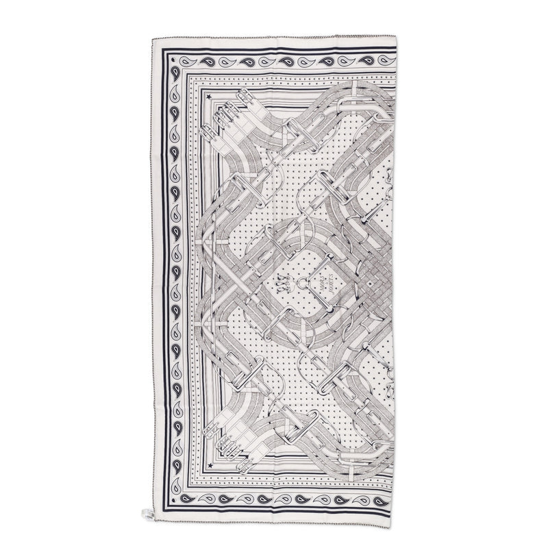 Hermes Mors a Jouets Bandana Shawl 140
