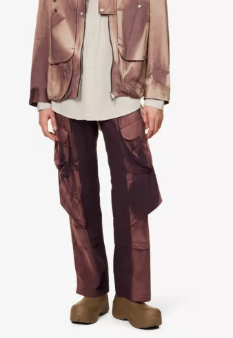 JiyongKim Abstract-fade Multi-pocket Trousers