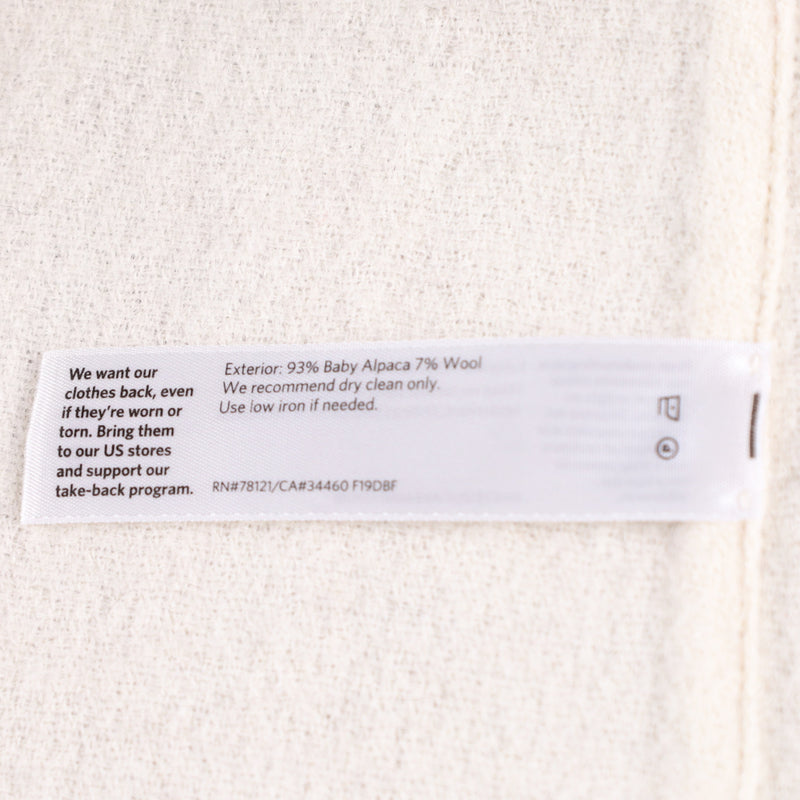 Eileen Fisher High Collar Cozy Bouclé Wool Knit Coat