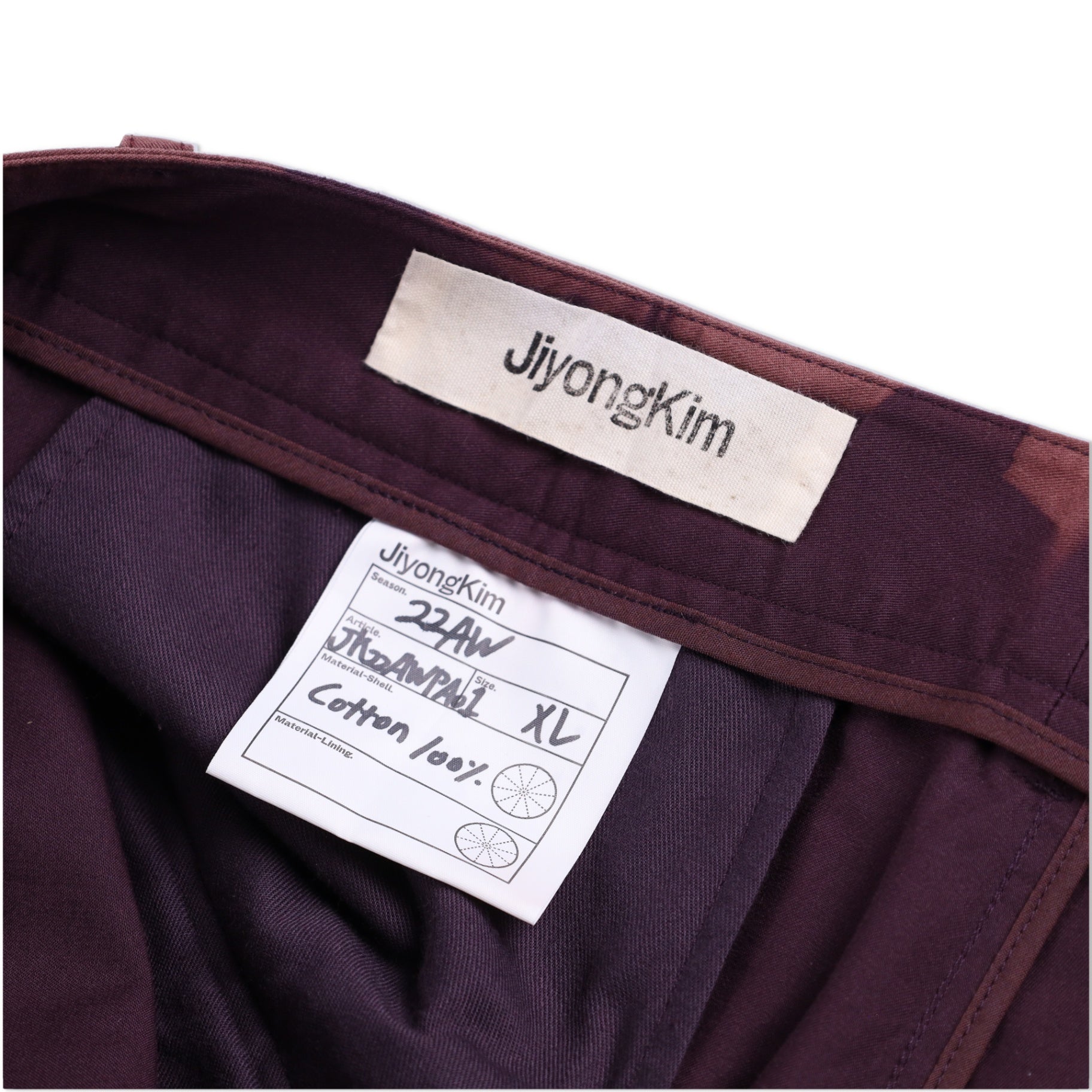 JiyongKim Abstract-fade Multi-pocket Trousers
