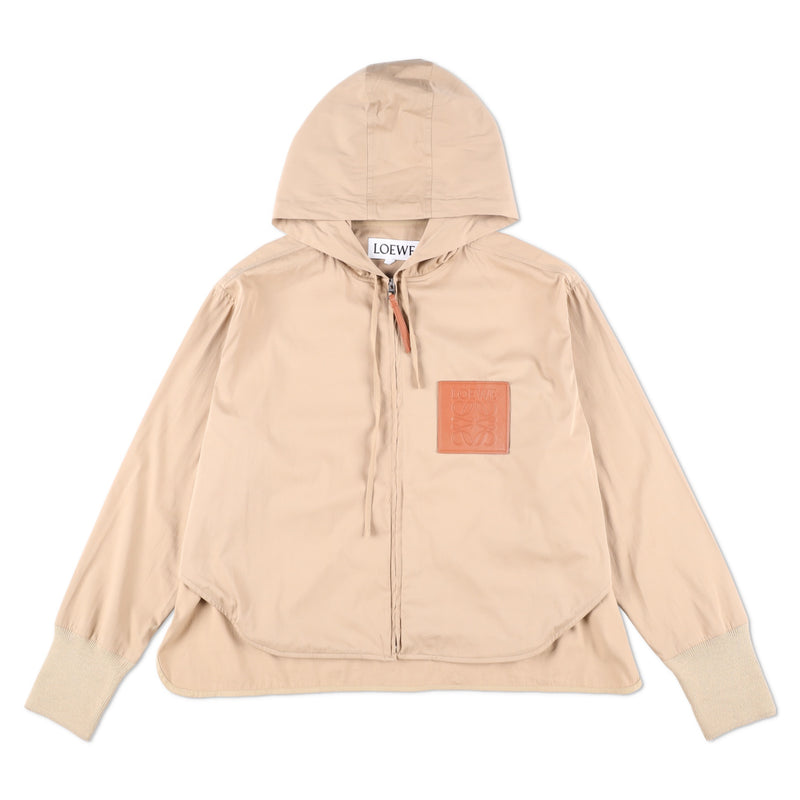 Loewe Anagram-Patch Cotton-Blend Hooded Jacket