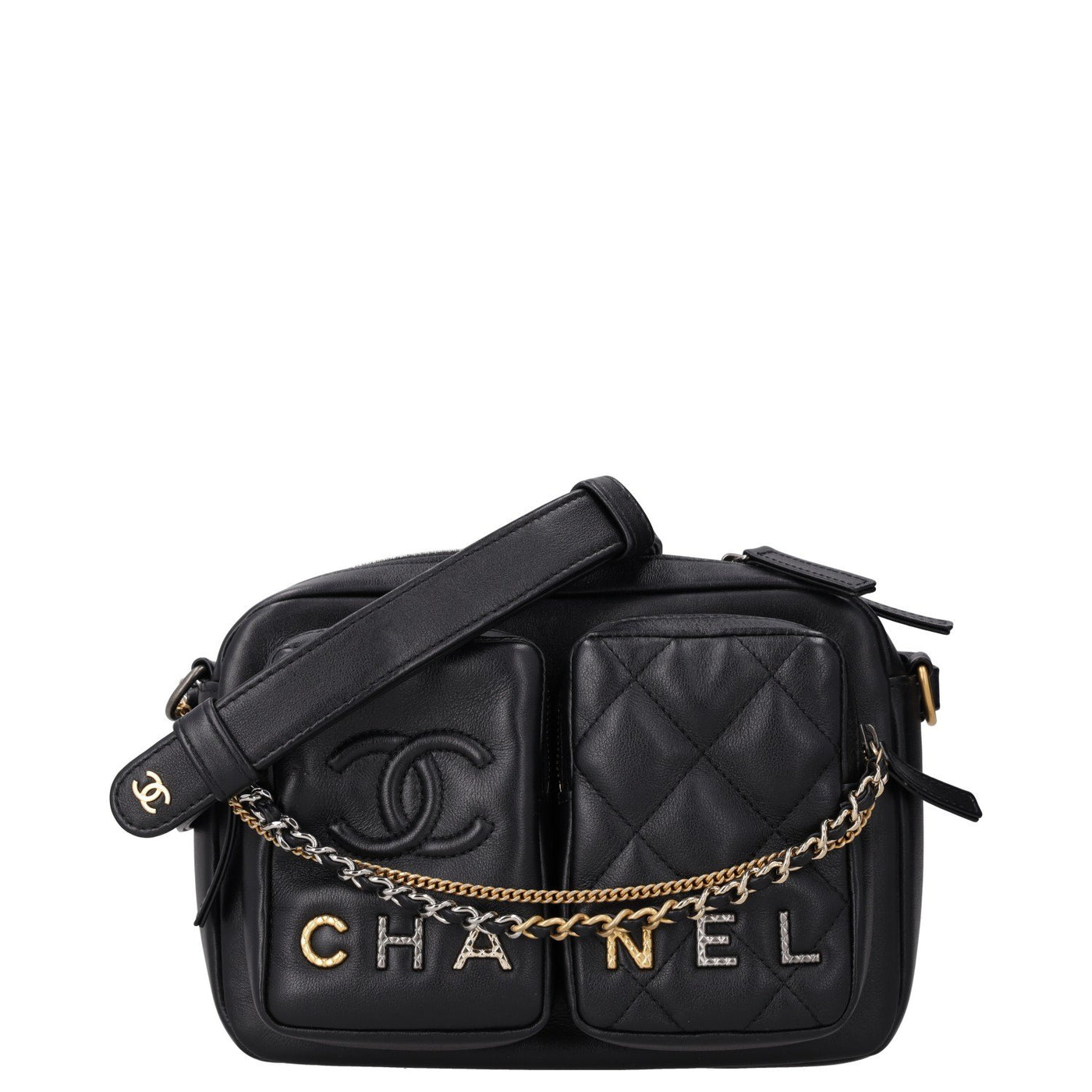 Chanel Calfskin Quilted Large Camera bag