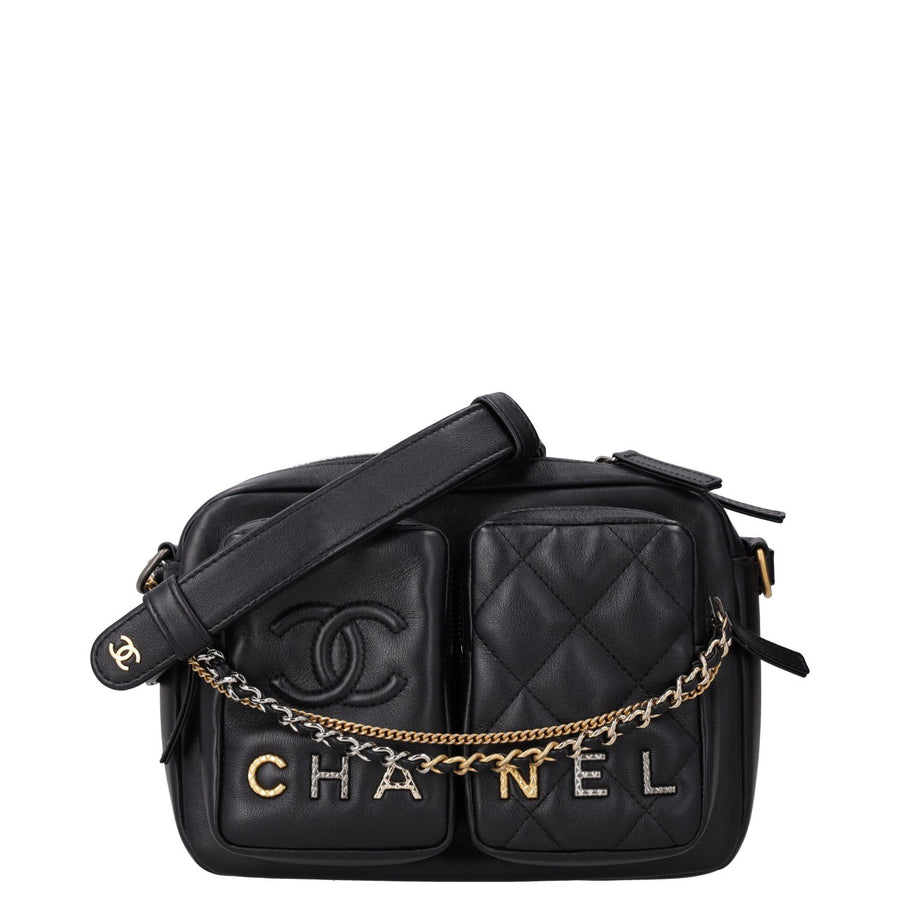 Chanel Calfskin Quilted Large Camera bag