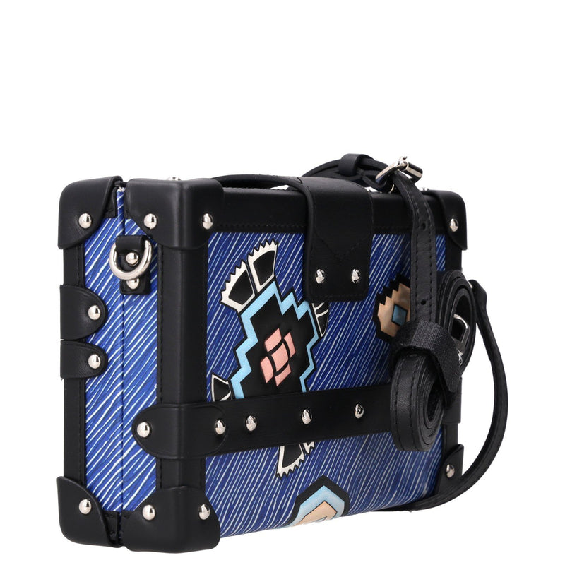 Louis Vuitton Blue Epi Leather Azteque Petite Malle Bag