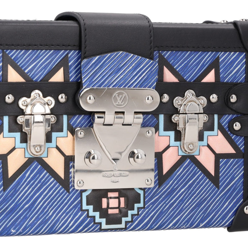 Louis Vuitton Blue Epi Leather Azteque Petite Malle Bag