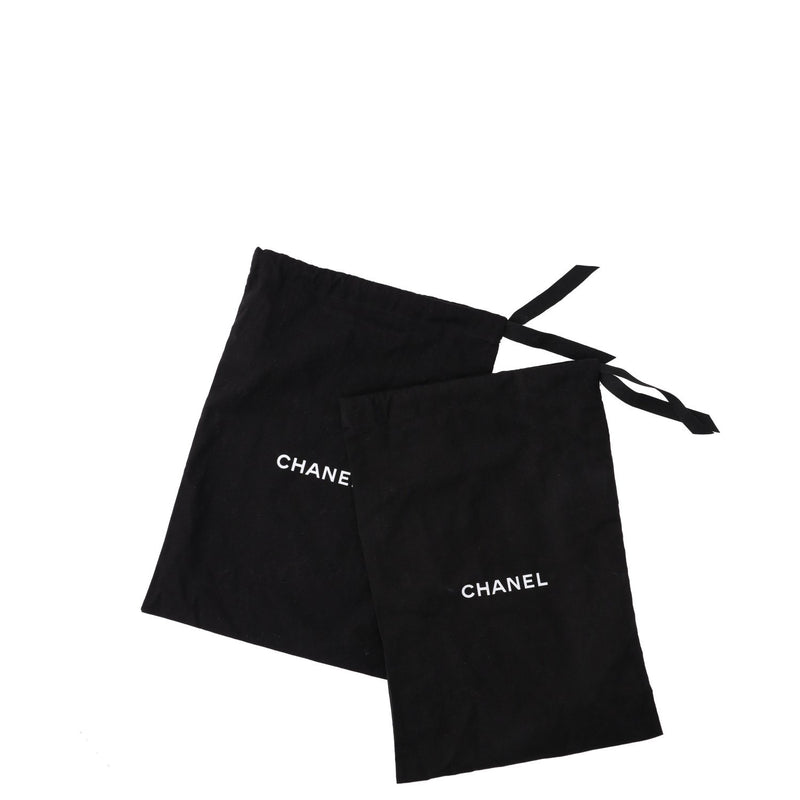Chanel Interlocking CC Logo Leather Loafers