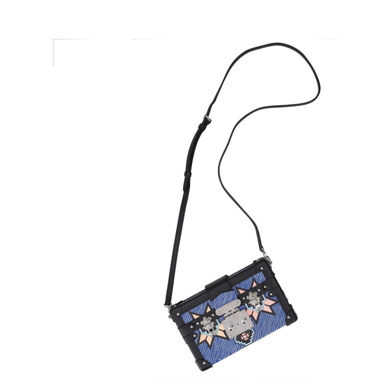 Louis Vuitton Blue Epi Leather Azteque Petite Malle Bag