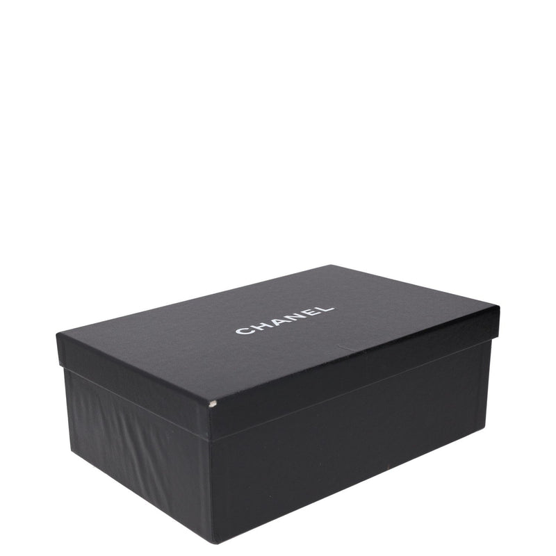 Chanel Interlocking CC Logo Leather Loafers