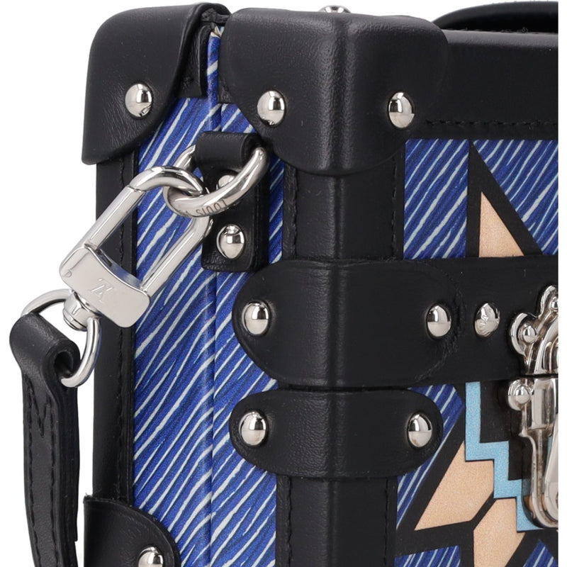 Louis Vuitton Blue Epi Leather Azteque Petite Malle Bag