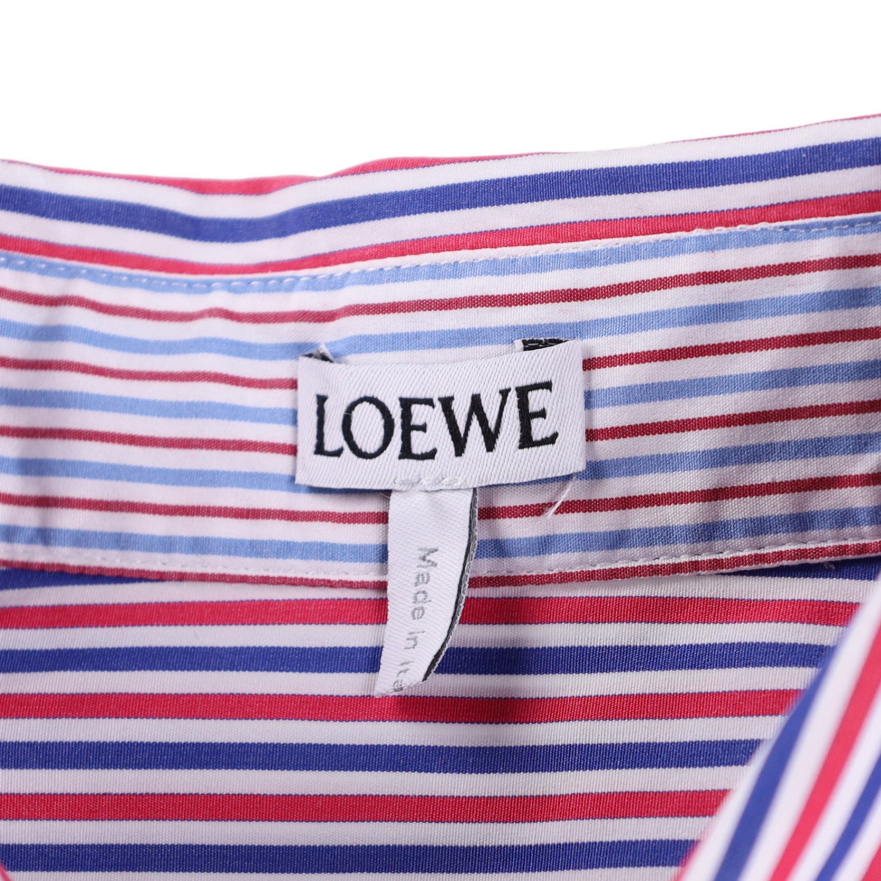 Loewe Turn Up Cuff Stripe Shirt
