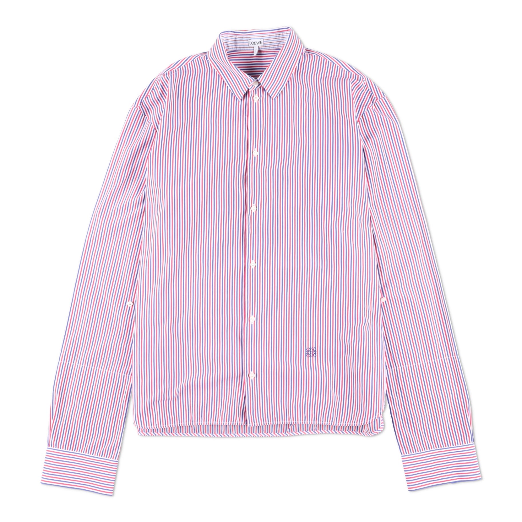 Loewe Turn Up Cuff Stripe Shirt