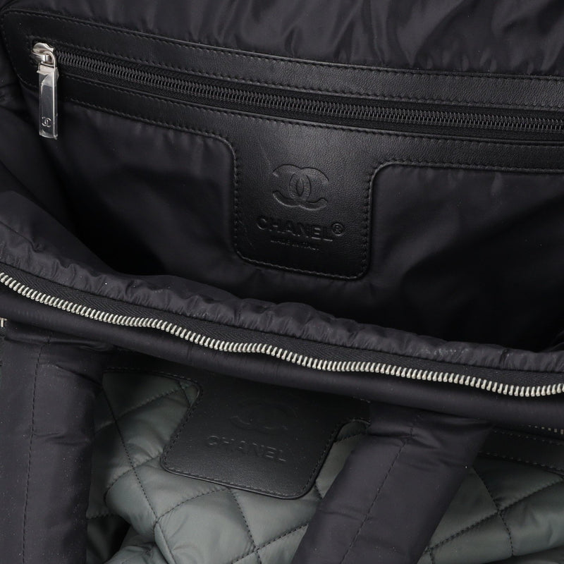 Chanel Fatigue Quilted Nylon Coco Cocoon Rolling Trolley
