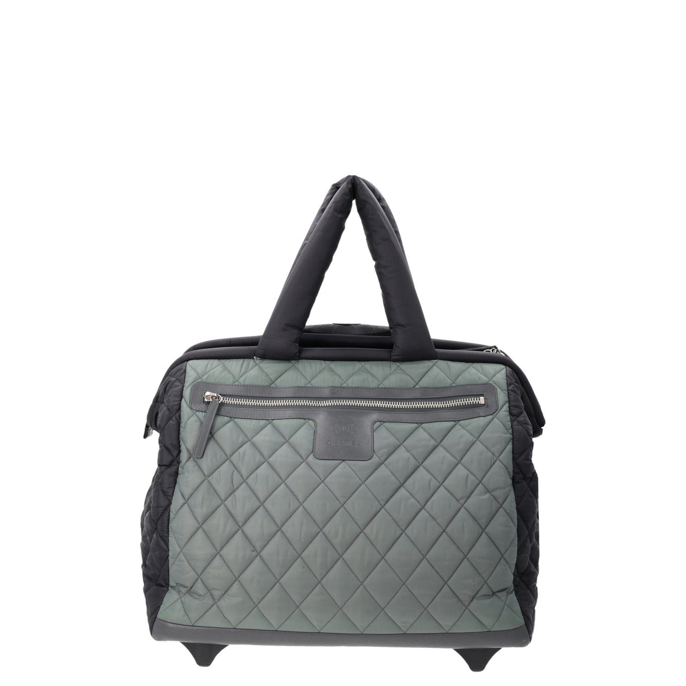 Chanel Fatigue Quilted Nylon Coco Cocoon Rolling Trolley