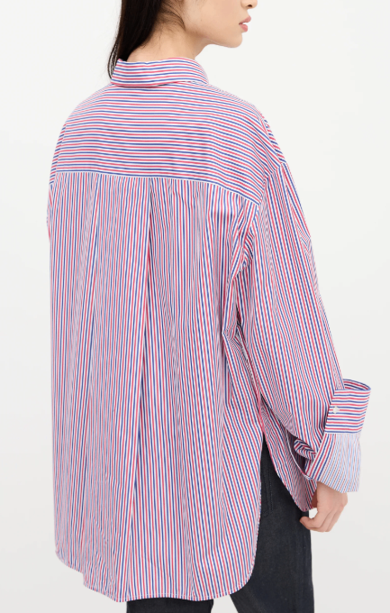Loewe Turn Up Cuff Stripe Shirt