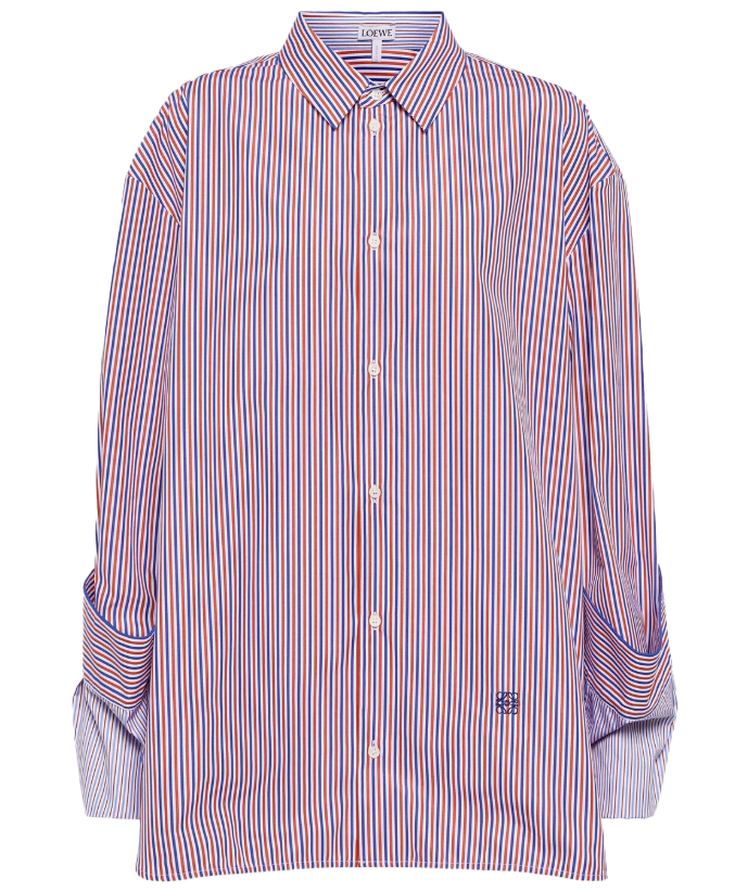 Loewe Turn Up Cuff Stripe Shirt