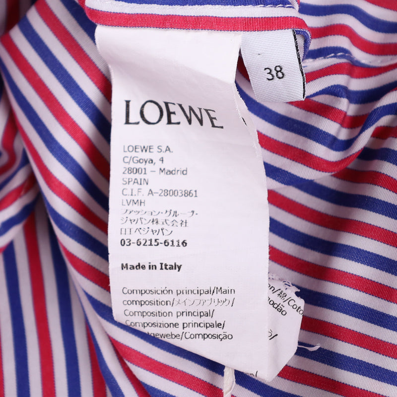Loewe Turn Up Cuff Stripe Shirt